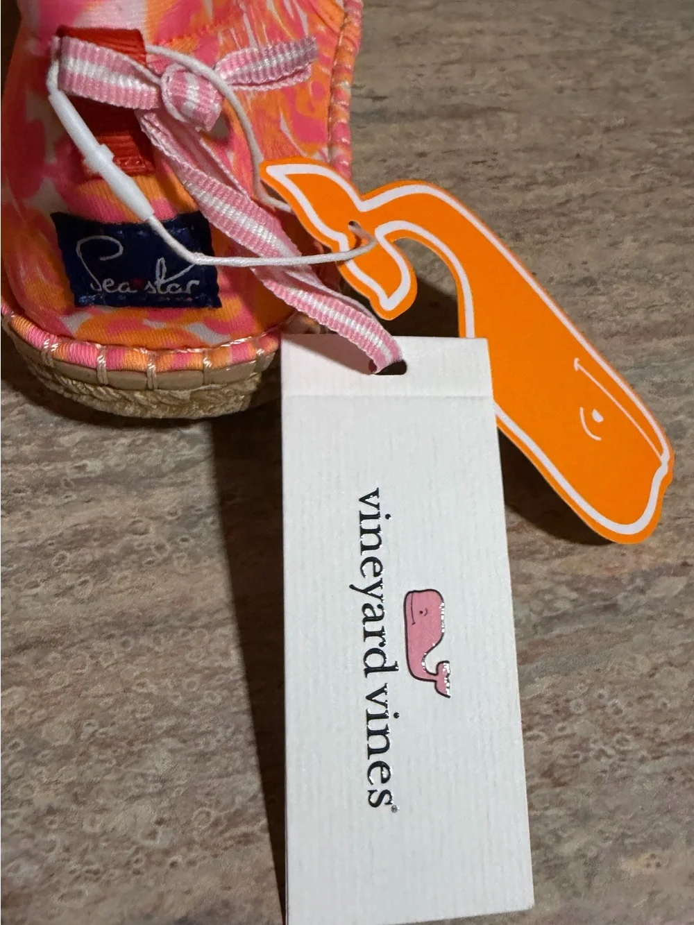 NWT Vineyard Vines X Sea Star Beachcomber Neon Summer Blooms Espadrille